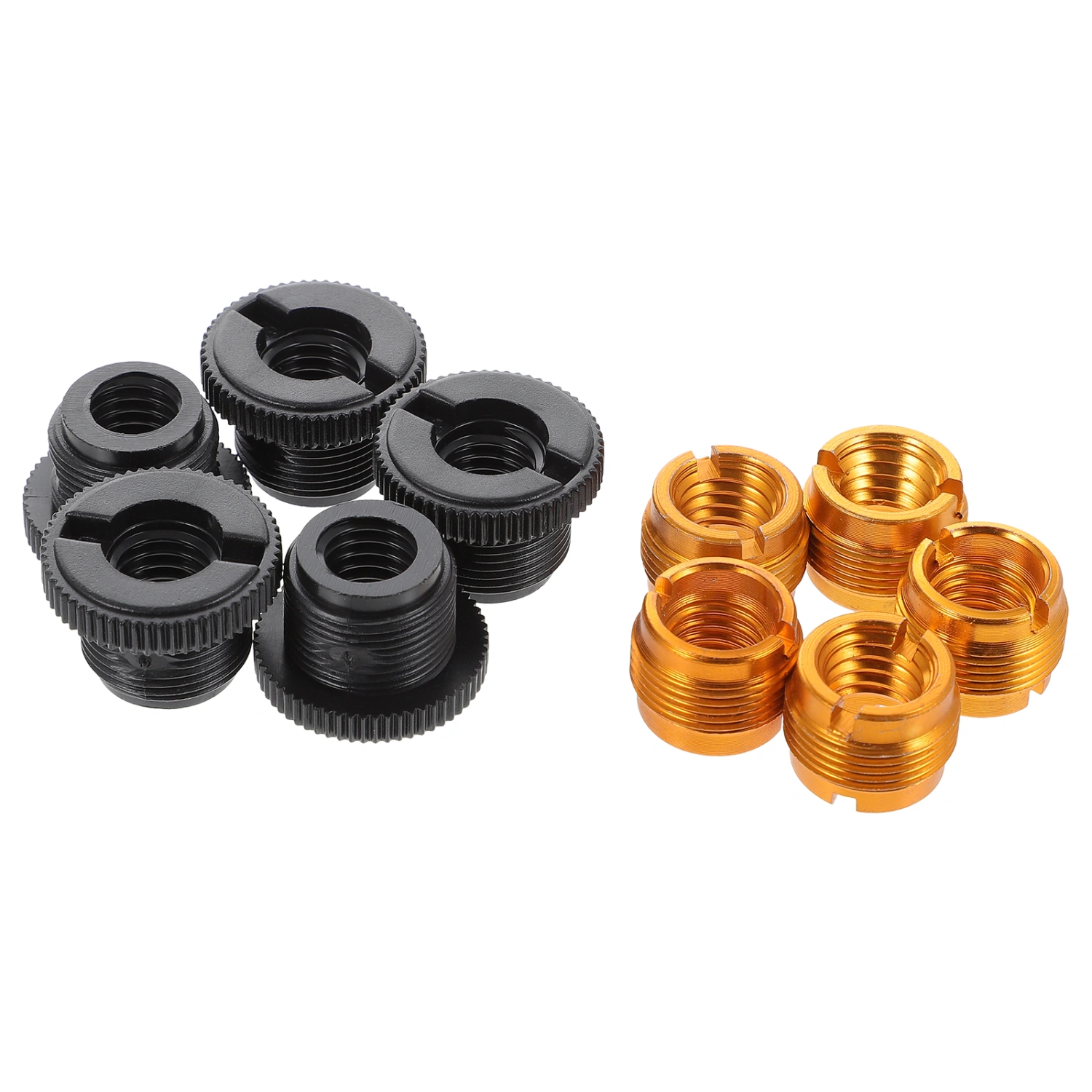 10pcs Mic Stand Adapter Replacement Mic Thread Adapter 3/8 Female to 5/8 Male Adapter