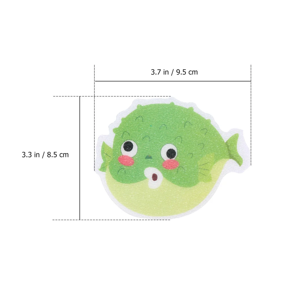 10pcs Marine Animal Stickers Cartoon Bathtub Stickers Prevention Decals Self-adhesive Tub Pasters