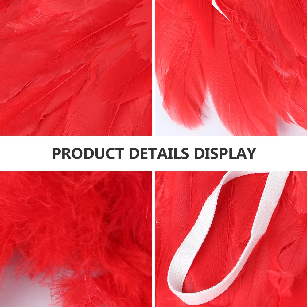 1pc Angel Feather Wing Xmas Party Dress Decoration Stage Performance Supply