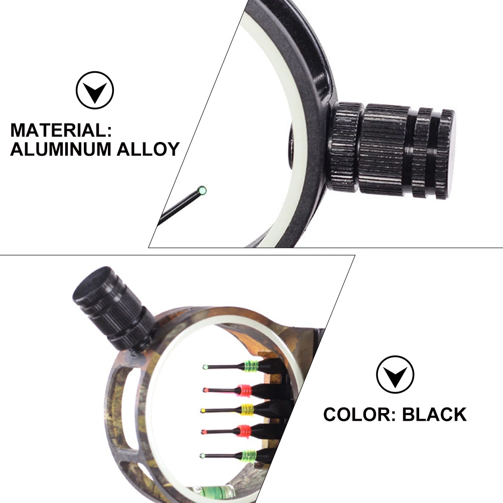 Bow Sight Light 5 Pin Adjustable Quick Pull Sight light Archery Sight Lamp