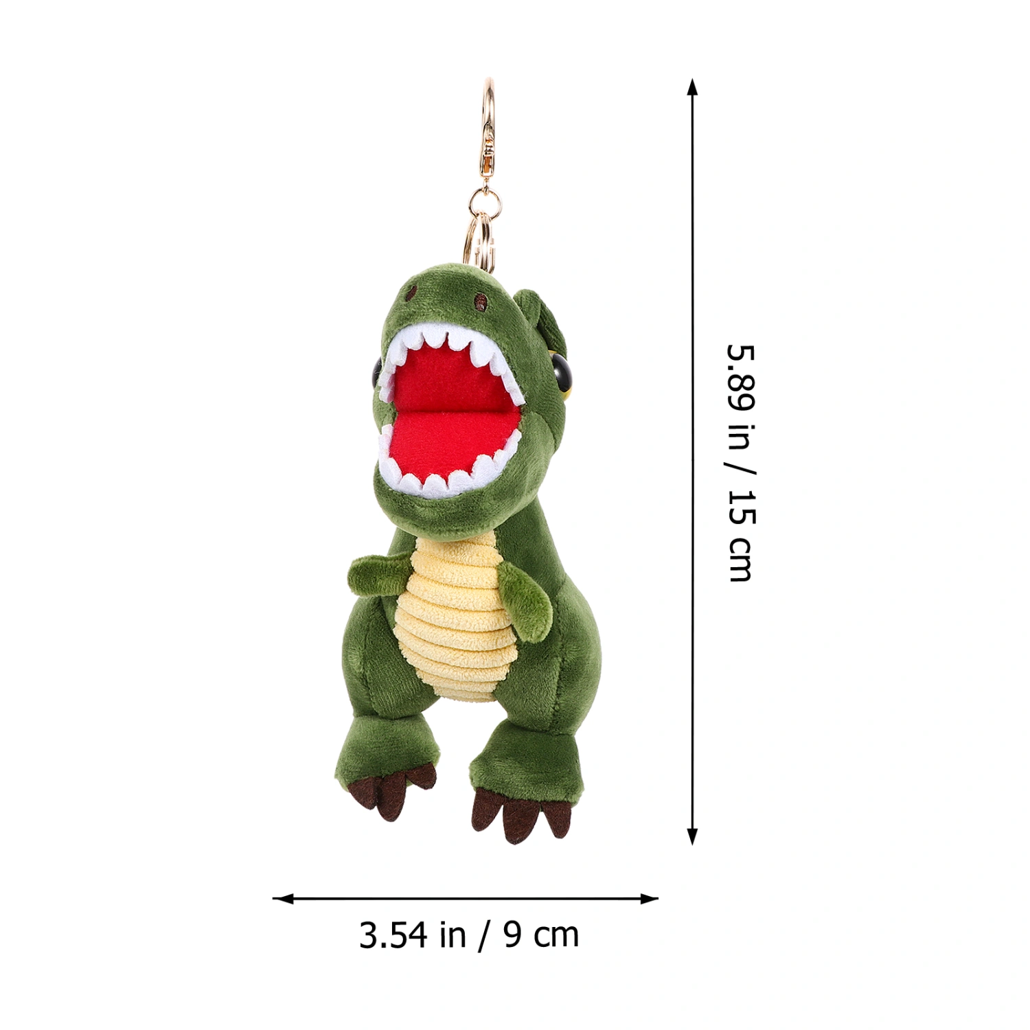 1Pc Plush Dinosaur Pendant Dinosaur Plush Toy Keychain Hanging Ornament