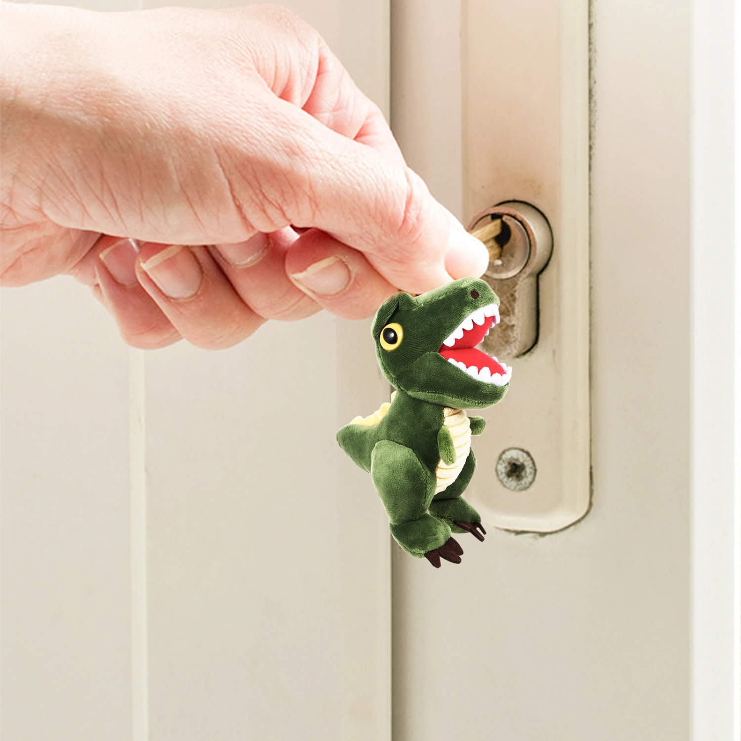 1Pc Plush Dinosaur Pendant Dinosaur Plush Toy Keychain Hanging Ornament