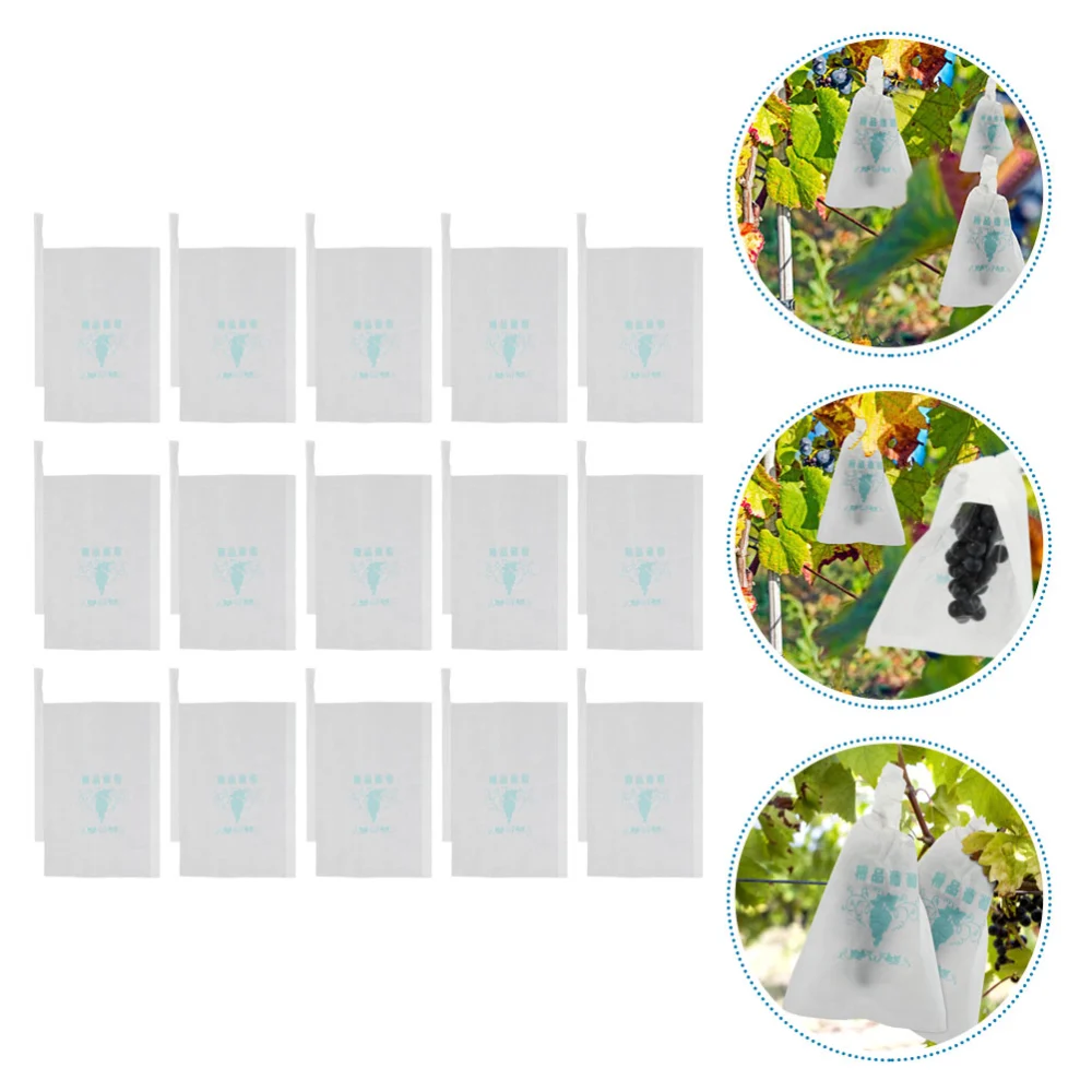 50pcs Grape Paper Protection Grow Bags Mothproof Waterproof Bags Nursery Bag