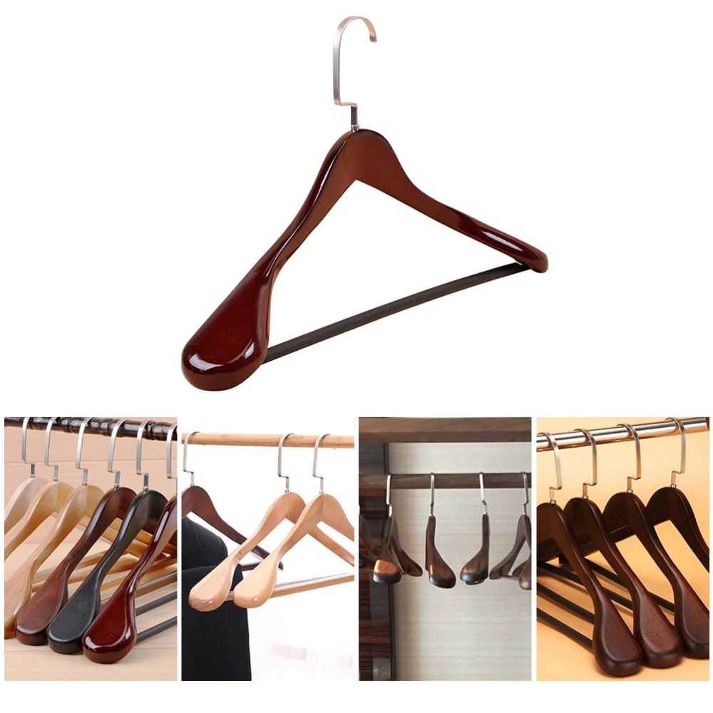 1 Pc  Thicken Wide Hanger Traceless Coat Hanger Solid Drying Rack for Home Use