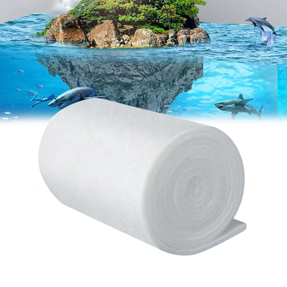 Aquarium Fish Tank Pad Fiber Filter White Fiber Aquarium Biochemical Filter Pond Filtration Sponge Pad 2m x 12cm