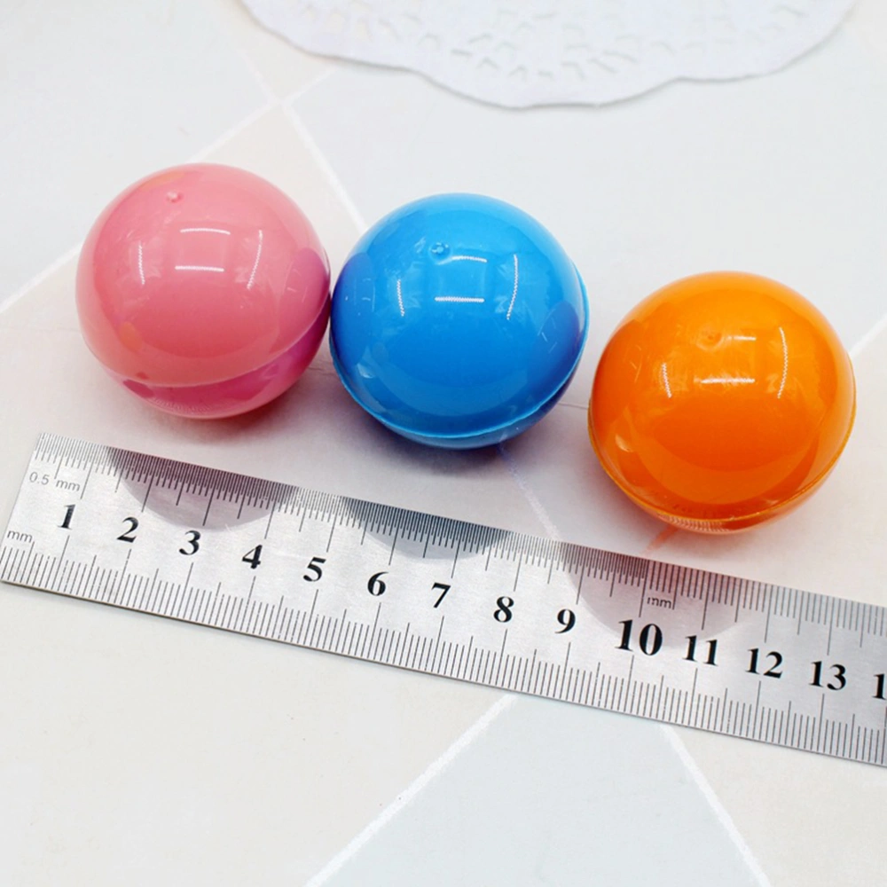 50pcs Activity Lottery Balls Small Funny Colorful Activity Hollow Balls for Game Party (40mm Diameter Blue)