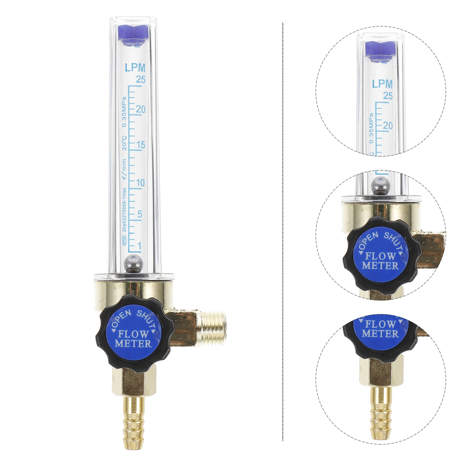 Carbon Dioxide Gas Flow Regulator Argon Flow Indicator for Welding Machine