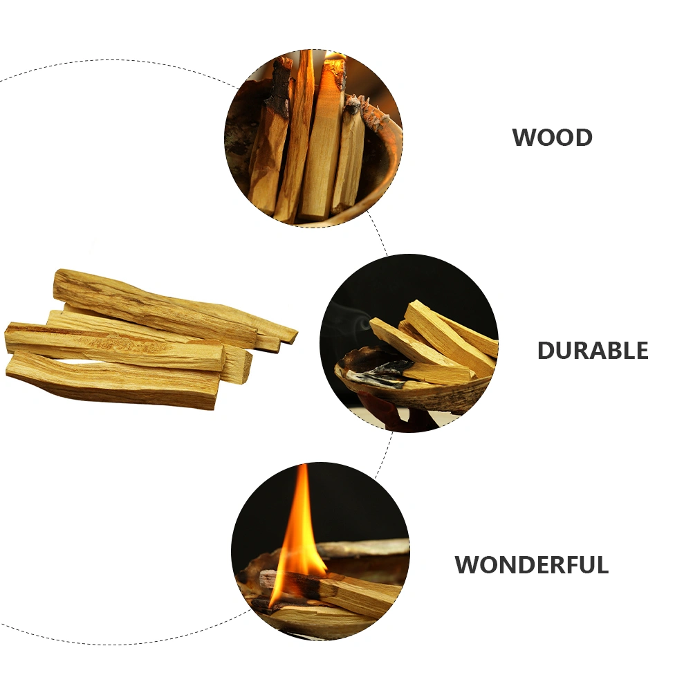 6Pcs Palo Santo Natural Incense Sticks Wooden Smudging Stick (Random Type)