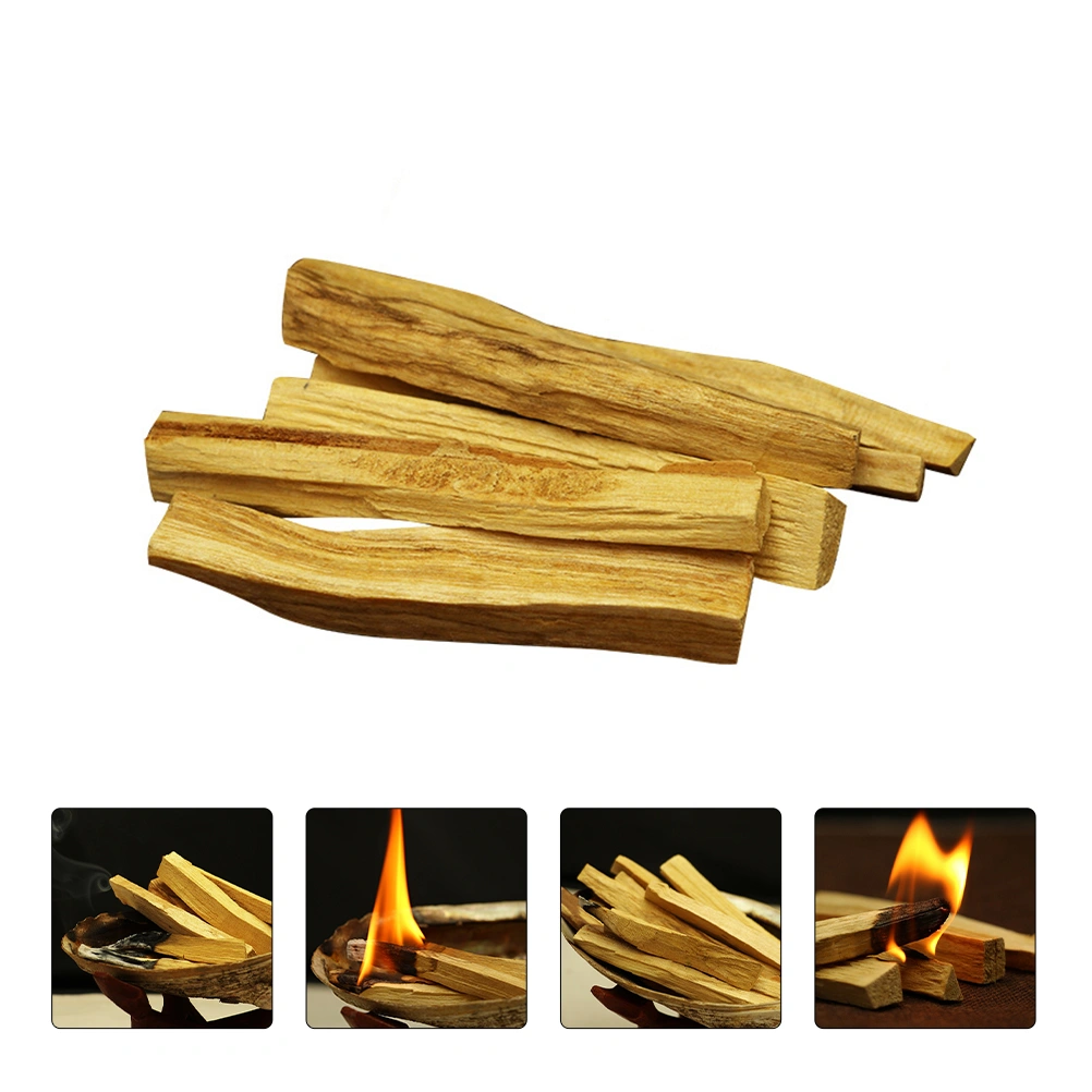 6Pcs Palo Santo Natural Incense Sticks Wooden Smudging Stick (Random Type)