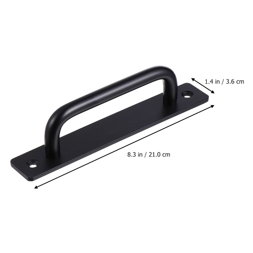 1 Set Durable Barn Door Handle Long Base Handle Pull Furniture Door Handle