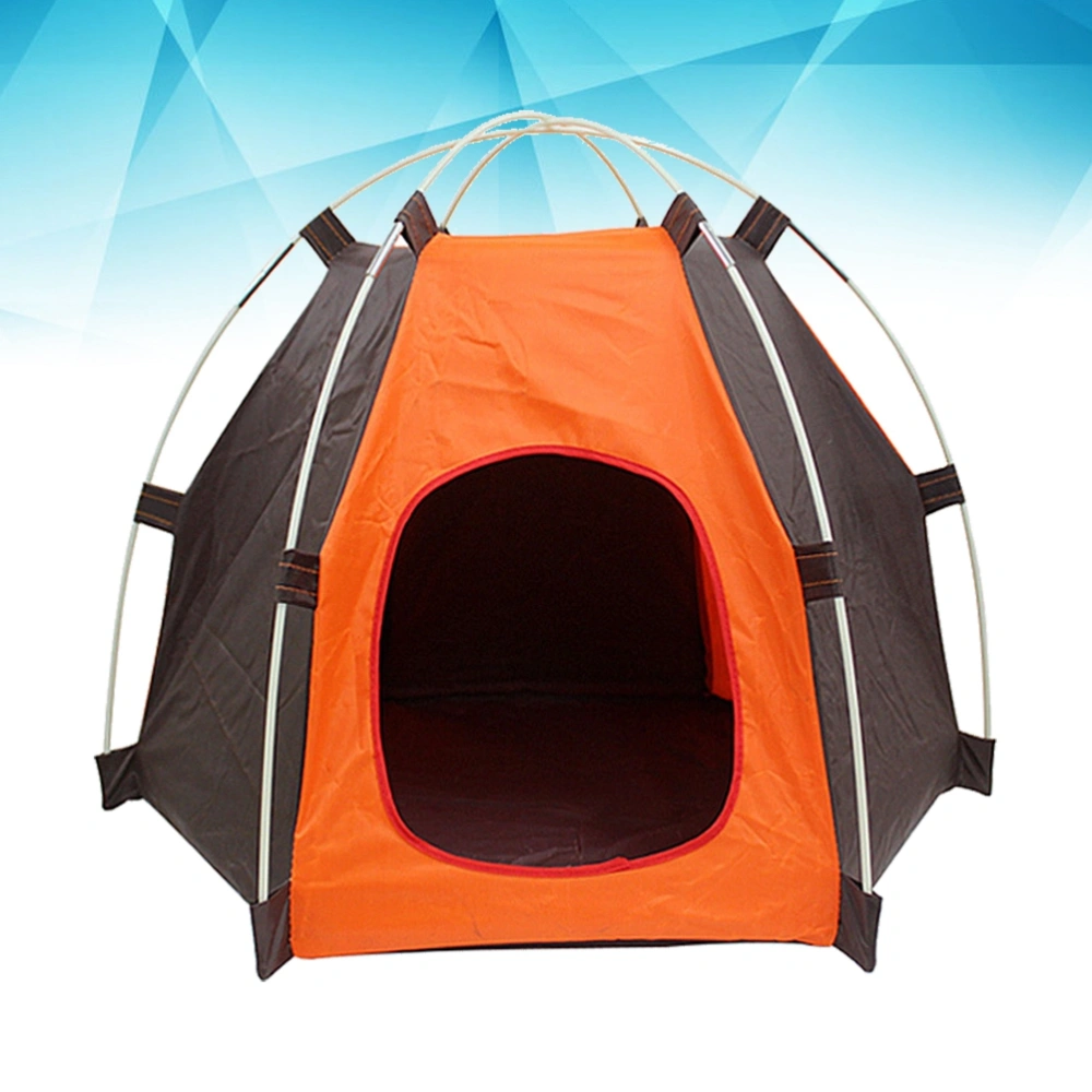 Portable Foldable Up Pet Tent Waterproof Oxford Outdoor Indoor Tent Dog House Puppy Tent Nest Kennel For Small Dog Puppy Kitten Cat