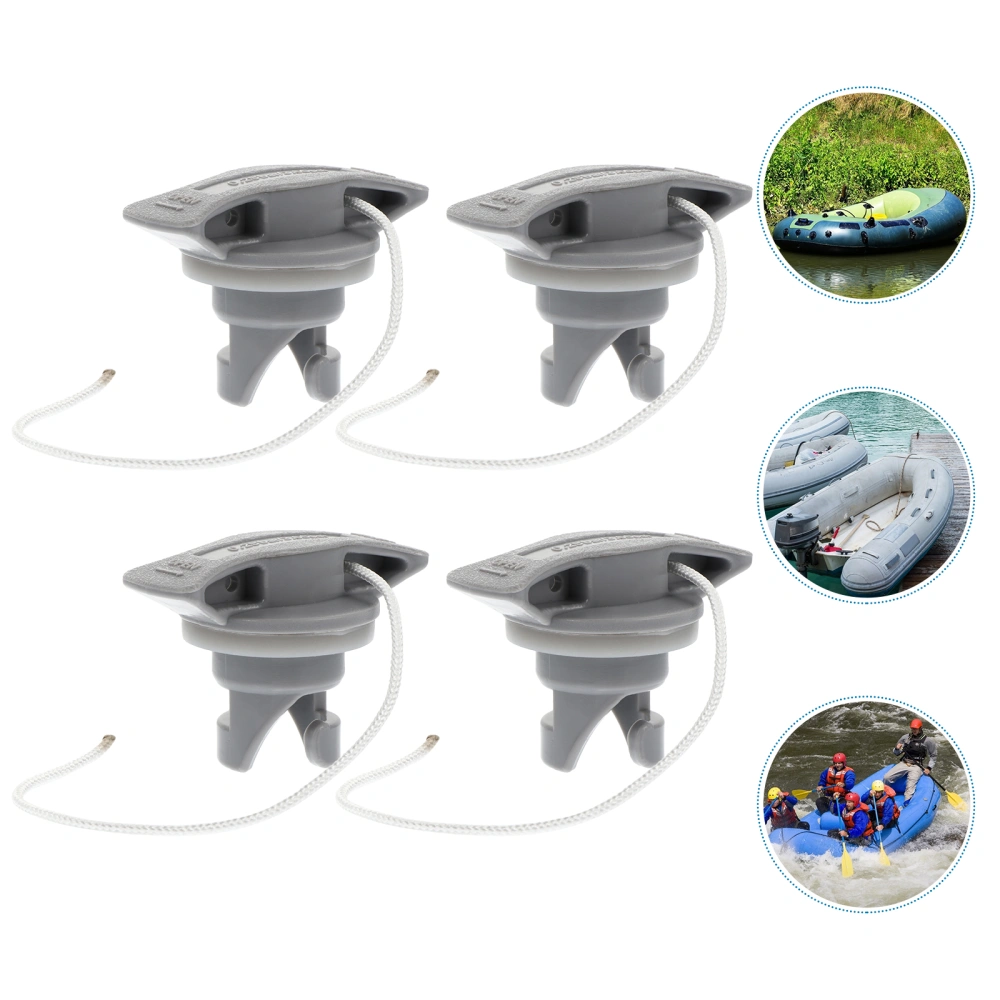 4pcs Kayak Caps Air Covers Inflatable Boat Air Plugs Kayak Parts