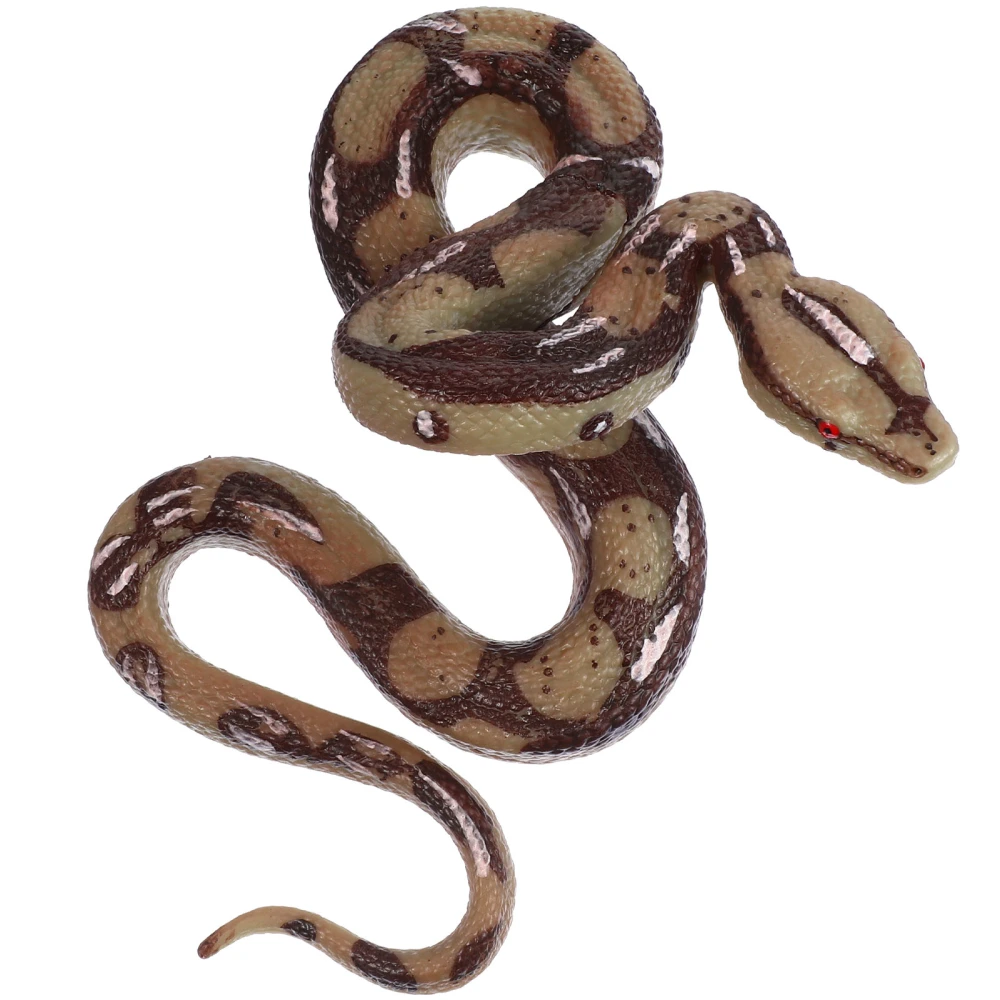 Toyvian Highly Simulated Snake Creepy Scary Snake Python Toy Prank Toy for Kids Party