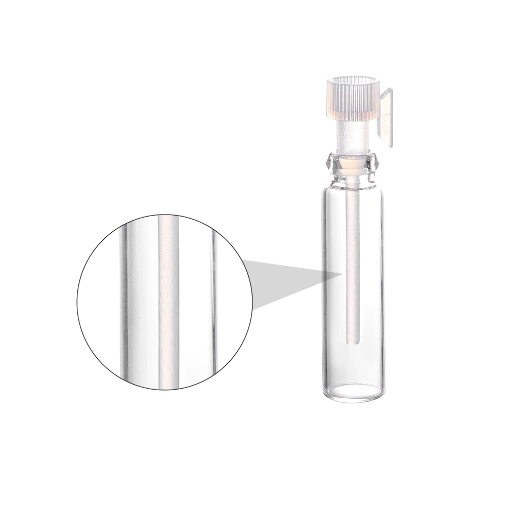 50pcs 1ml Perfume Sample Bottles Mini Glass Empty Fragrance Bottle for Travel