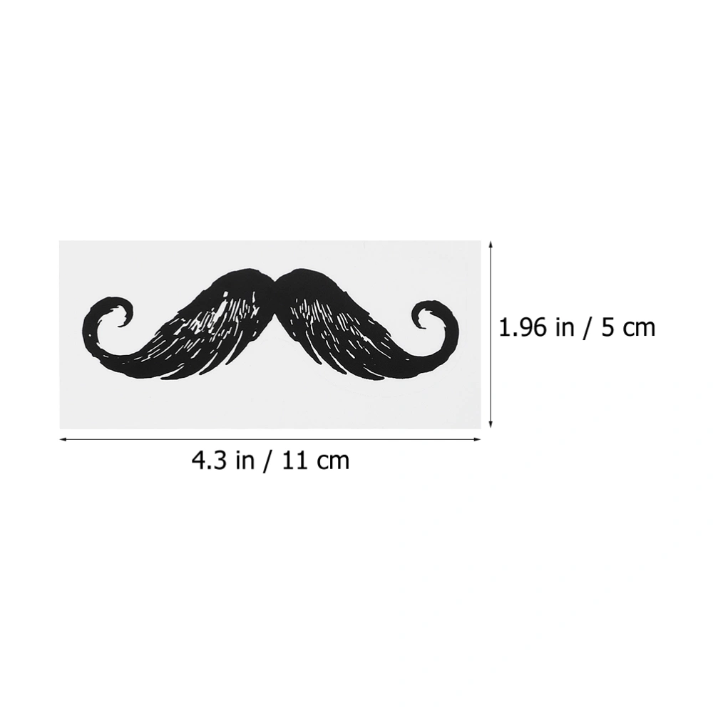 50pcs Depilation Stickers Mustache Stickers Hair Removal Protective Stickers