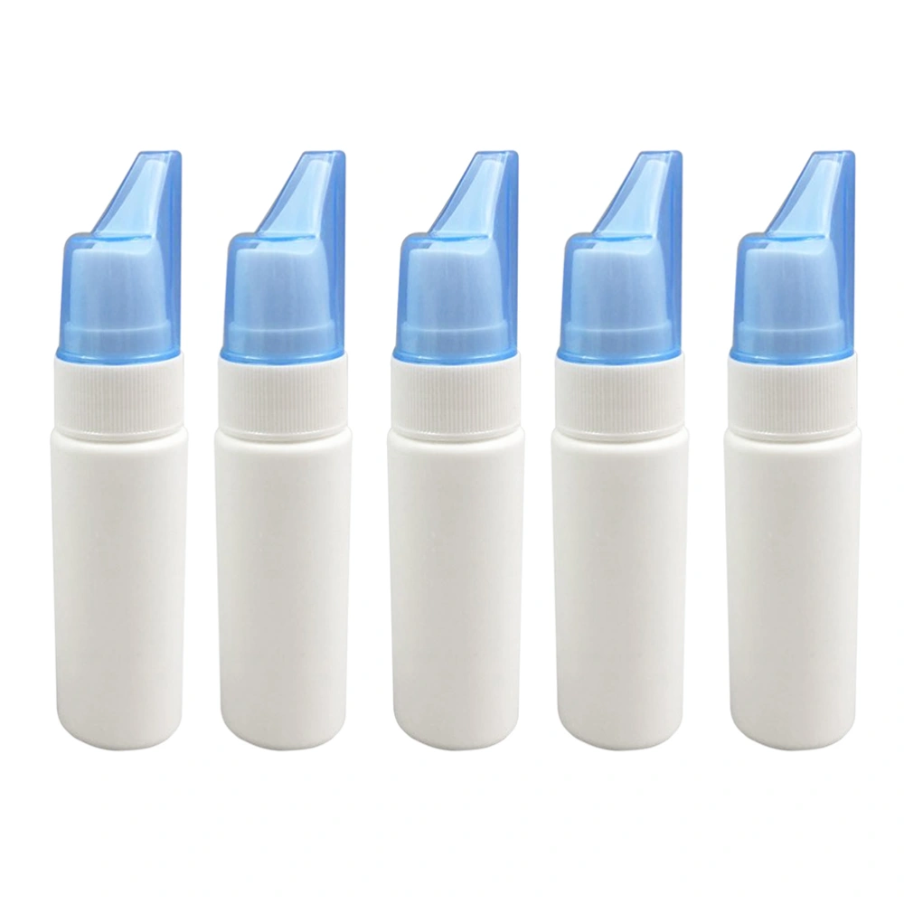 5pcs 70ml Plastic Portable Nasal Spray Bottles Refillable Fine Mist Empty Rhinitis Sprayer