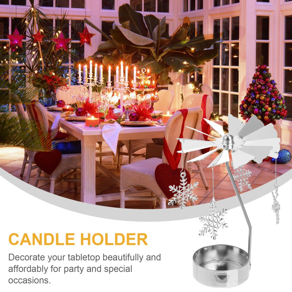 3pcs Romantic Candlestick Metal Candle Holder Desktop Adornment