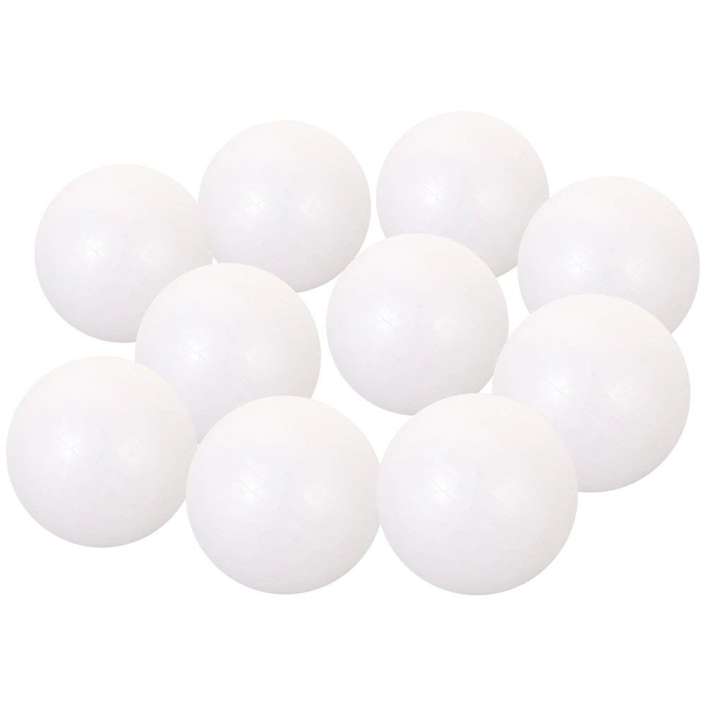 24Pcs Round Balls Christmas Hanging Ball Decoration Craft Balls for Holiday Wedding Party White