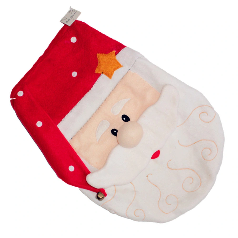 Christmas Santa Claus Prints Toilet Seat Cover Toilet Mat for Bathroom Home Decorations Supplies