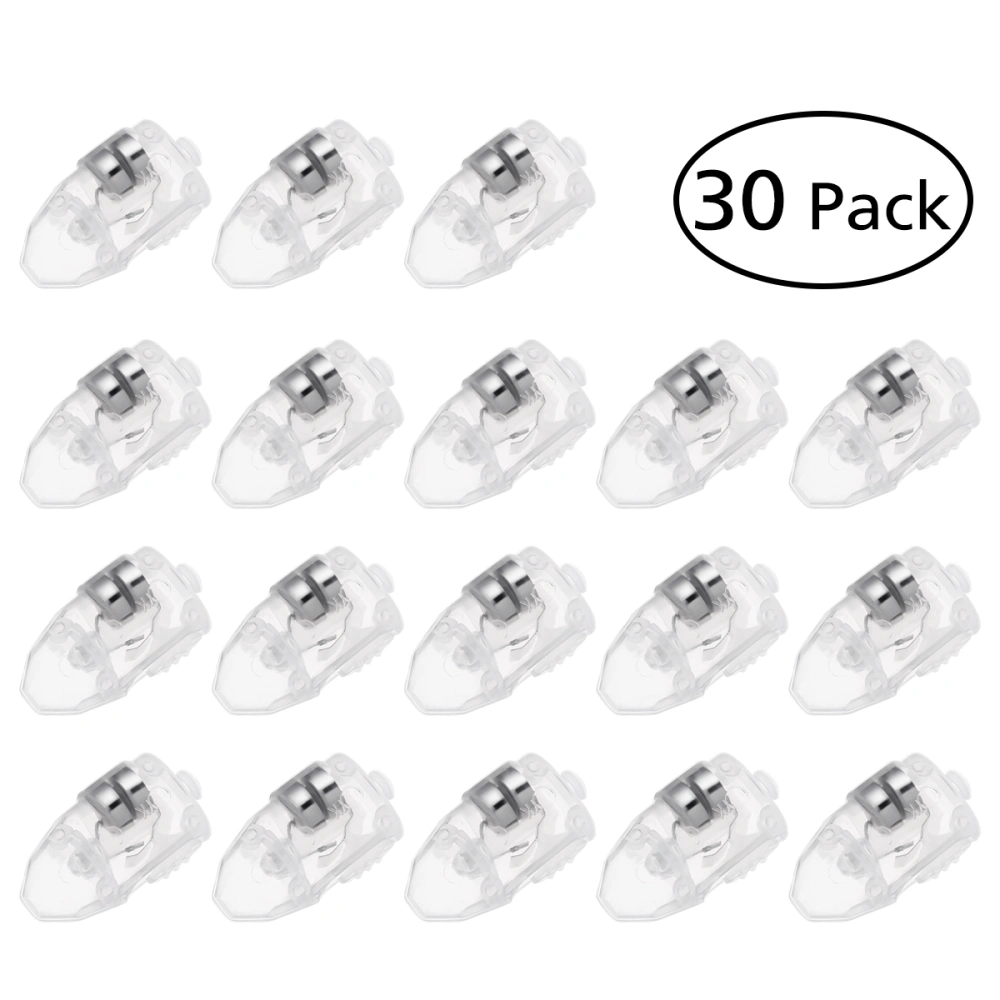 LEDMOMO 30pcs Superbright Balloon Lights LED Mini Party Light for Paper Lanterns (White)