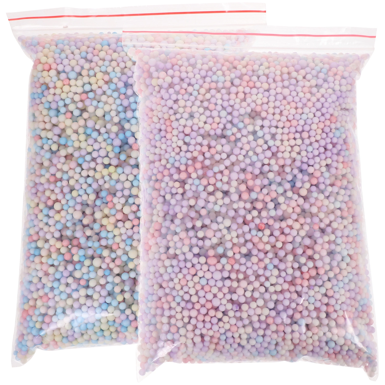 2 Packages DIY Filling Balls 4-6mm Modeling Beads Gift Box Stuffing Random Color