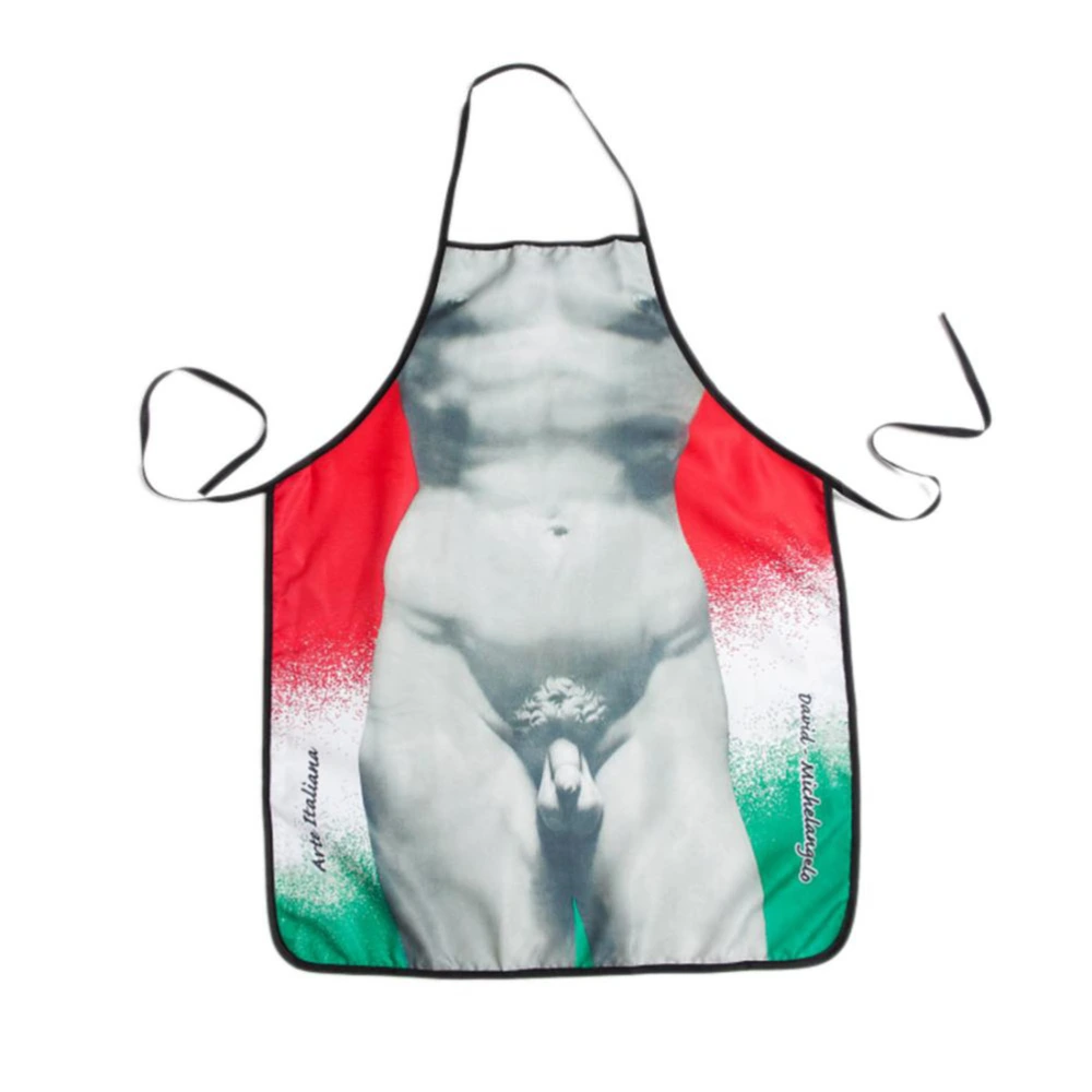 Novelty Cooking Kitchen Apron Sculpture David Sexy Apron Cooking Grilling BBQ Apron