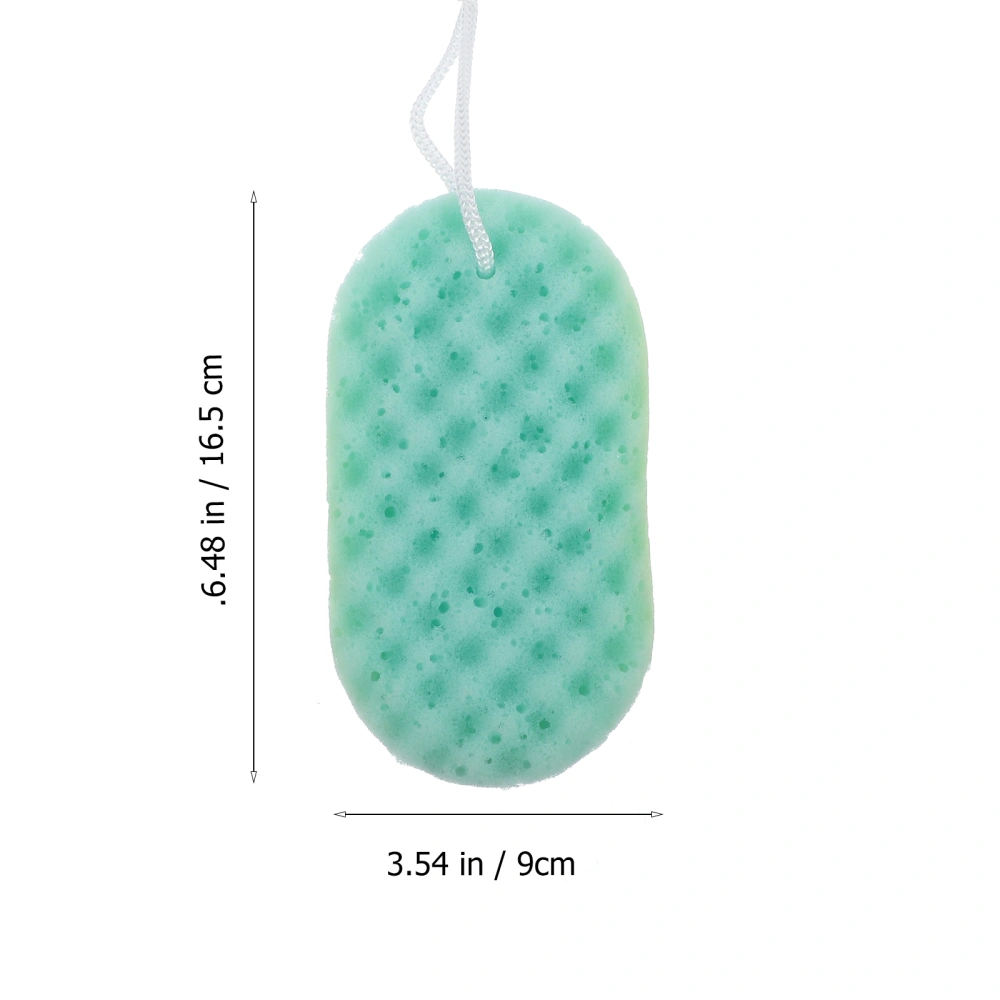 3Pcs Bathing Sponge Body Scrubbers Clean and Exfoliating Shower Bathing Tools Sponge with Hanging Rope for Women Men (Random Color)