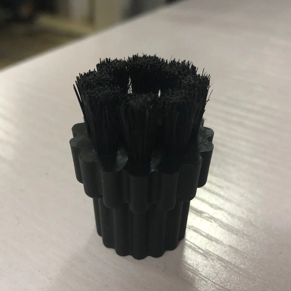 5PCS Household Cleaning Machine Brush Head Steam Washer Brushes Head Multi-purpose Cleaning Brush Head Practical Cleaner Accessory for Home Use (M8 Hairbrush Black)