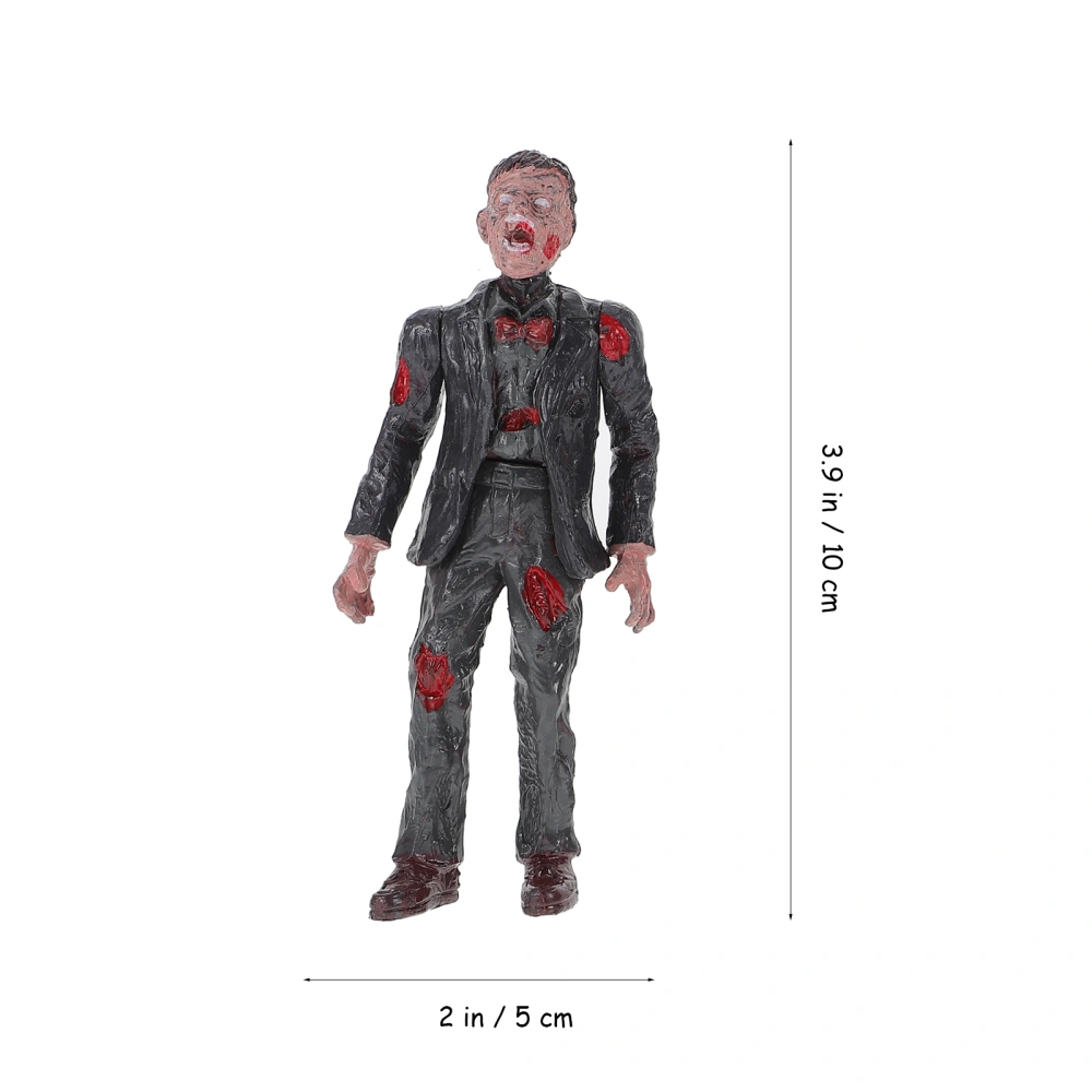 6 PCS Zombie Dolls Static Models Figures Toys for Boys