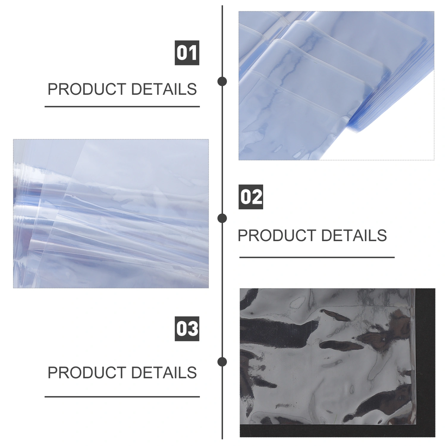 100 PCS PVC Shrink Wrap Bags for Soaps Bottles Bath Bombs Packaging Gift Baskets (10 x 15cm)