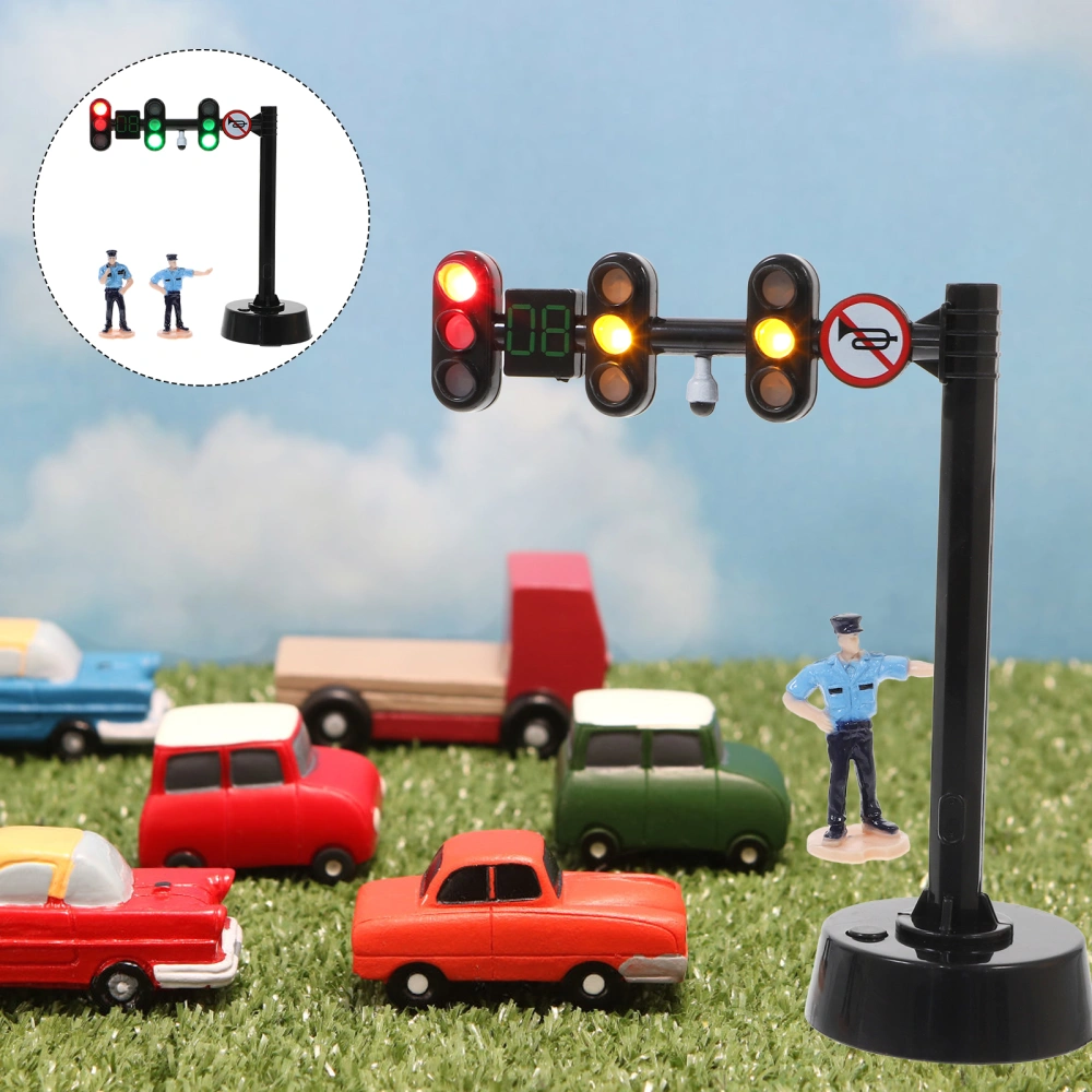 Traffic Light Toy Kids Vehicle Road Traffic Light Toy Educational Road Sign Toy