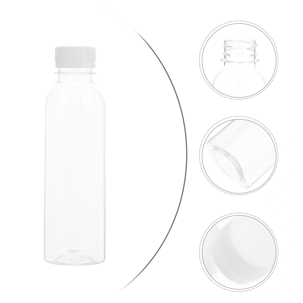 1 Set 20 Pcs 250ML Plastic Empty Bottles Beverage Bottles (Transparent)