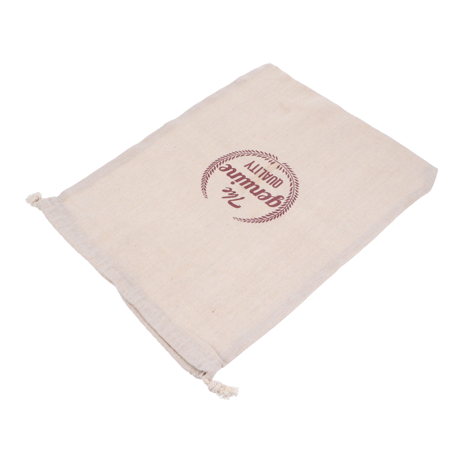 1Pc Linen Bread Bag Reusable Drawstring Bag Homemade Bread Storage Pouch