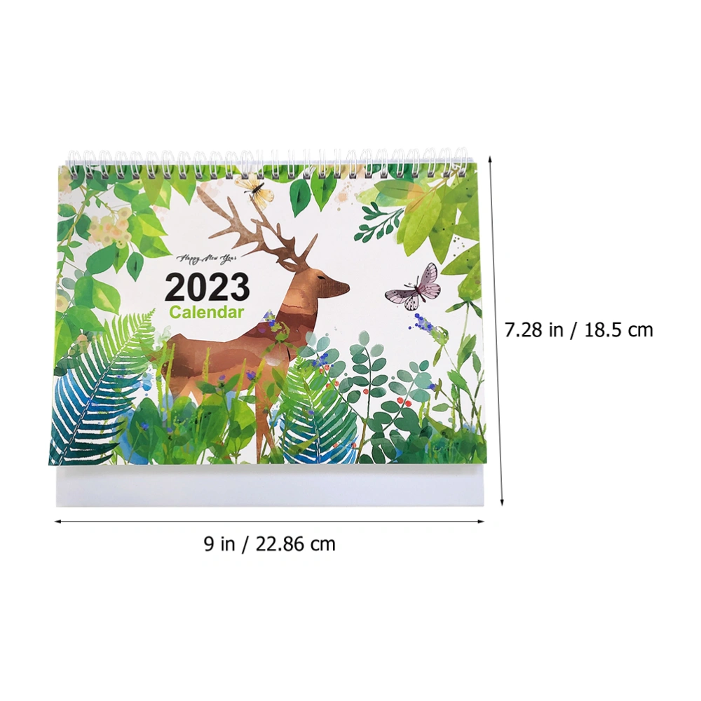 English Desk Calendar 2023 Desk Calendar Office Coil Calendar Decorative Calendar Ornament