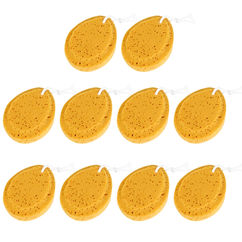 10pcs Shower Sponges Honeycomb Bath Sponge Body Scrubber Cleansing Supplies