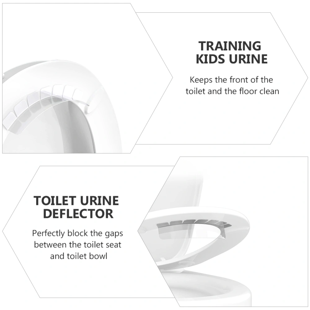 2pcs Urine Diverter Deflector Kids Potty Training Toilet Guard Pee Splash Guard