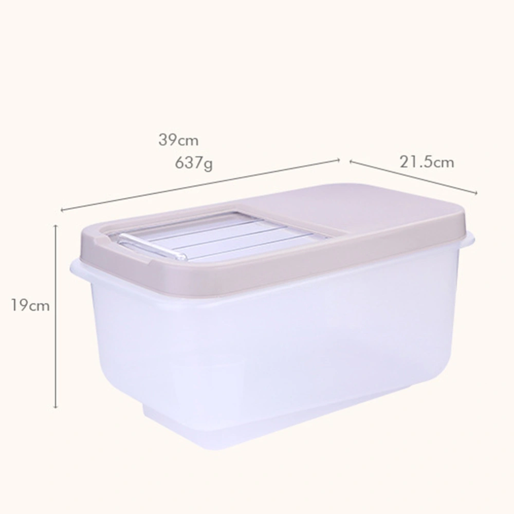 Household Sealed Insect-proof Rice Bucket Storage Box Plastic Moisture-proof Rice Cylinder 10kg Kitchen Thick Flour Bucket