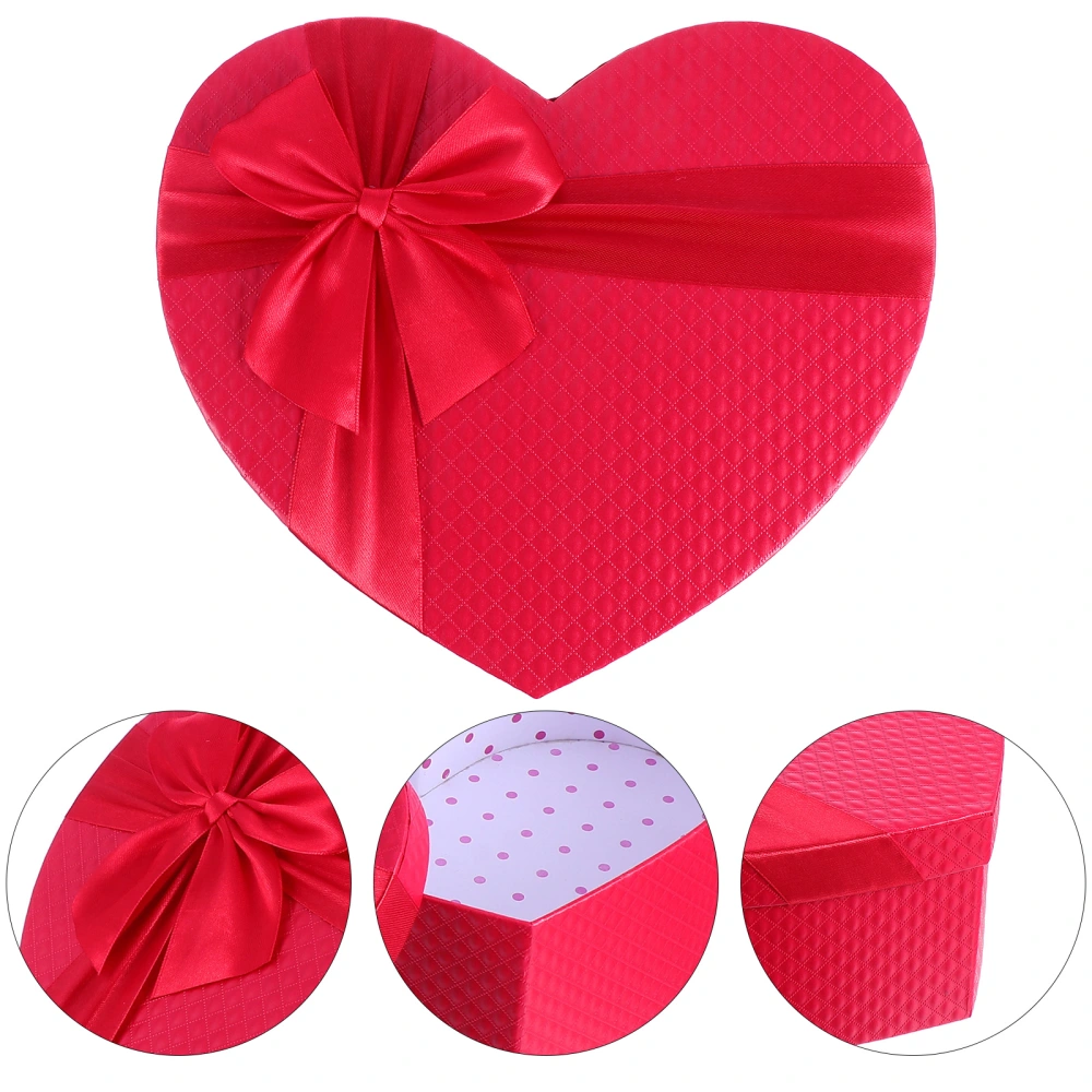 1pc Wedding Gift Packing Box Heart Shape Storage Box Gift Storage Container