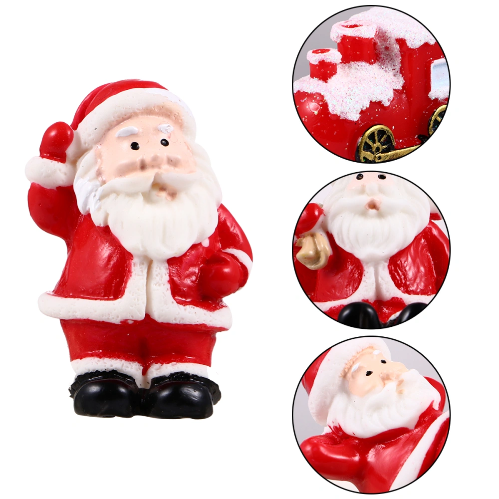 20pcs Christmas Micro Landscape Ornament Miniatures Adornment Mixed Pattern