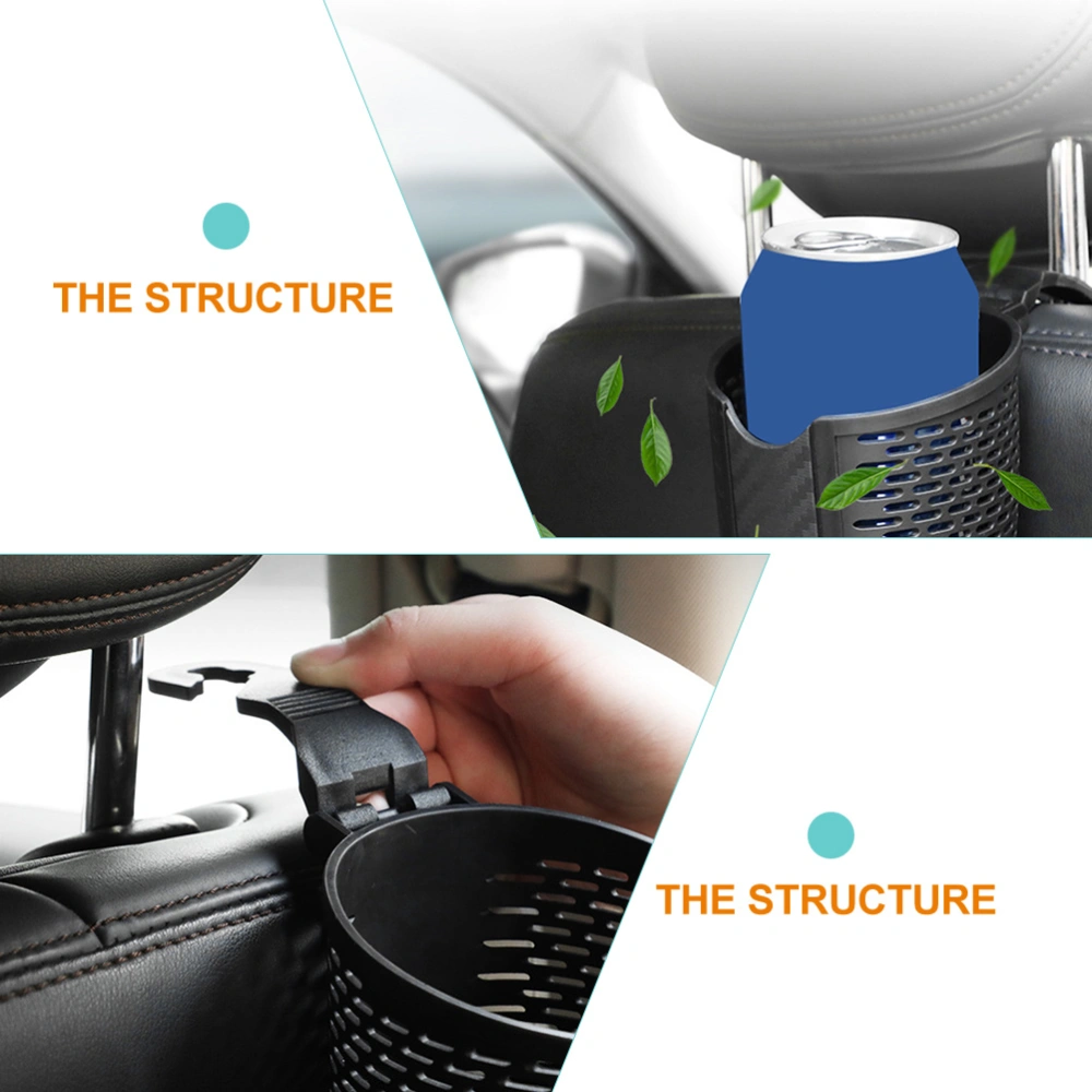 2Pcs Headrest Beverage Cup Holder Car Seat Water Cup Holder Car Cup Holder