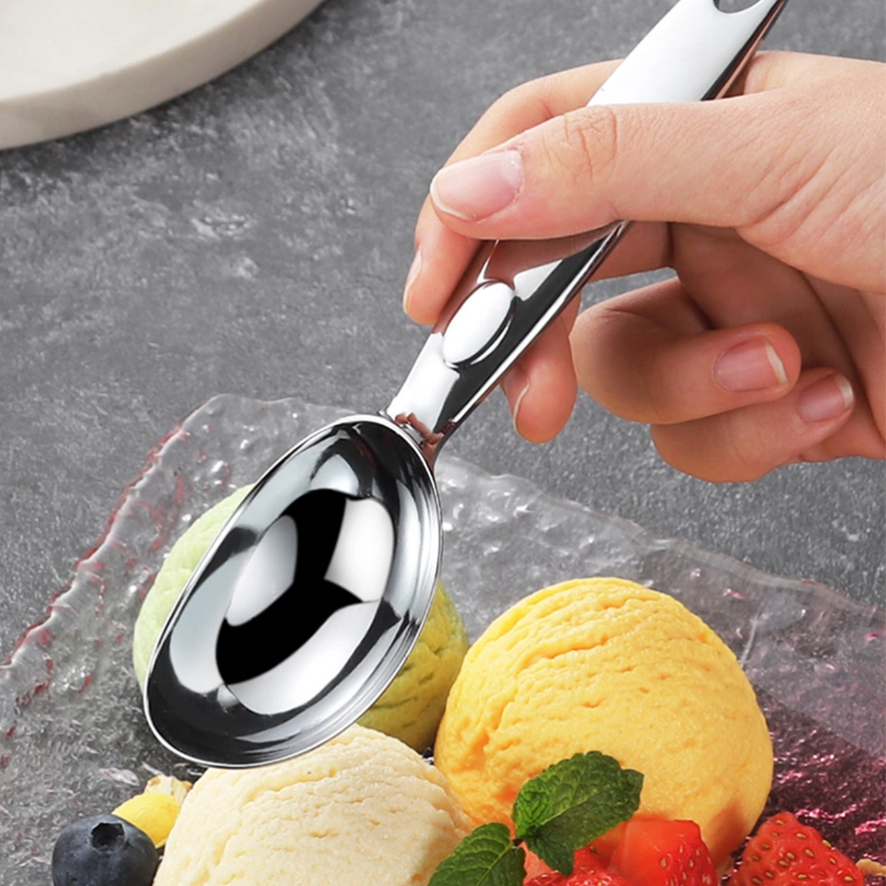 Ice Cream Spoon Dessert Scoop Delicate Fruit Melons Baller Stirring Spoons