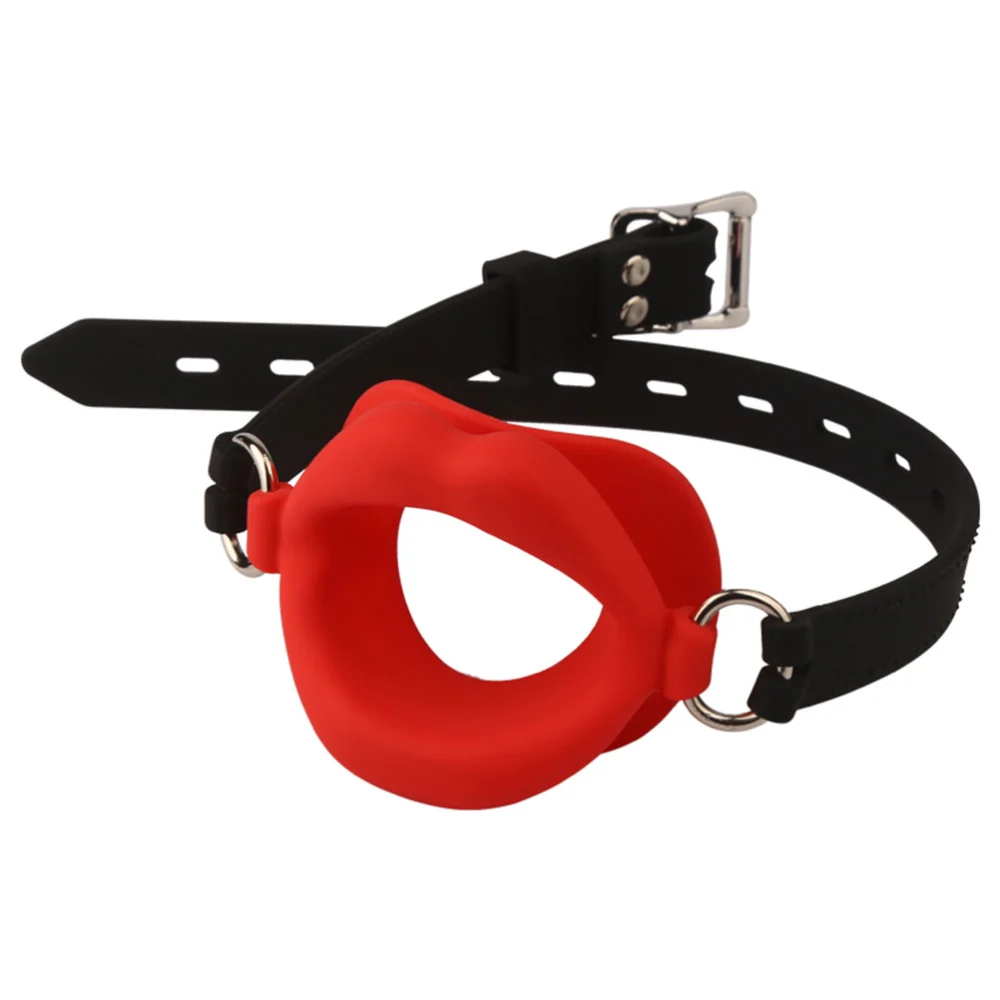 Open Mouth Gag Red Lips Erotic Toys Oral Sex Gag Bondage Restraints Fetish BDSM Slave Female