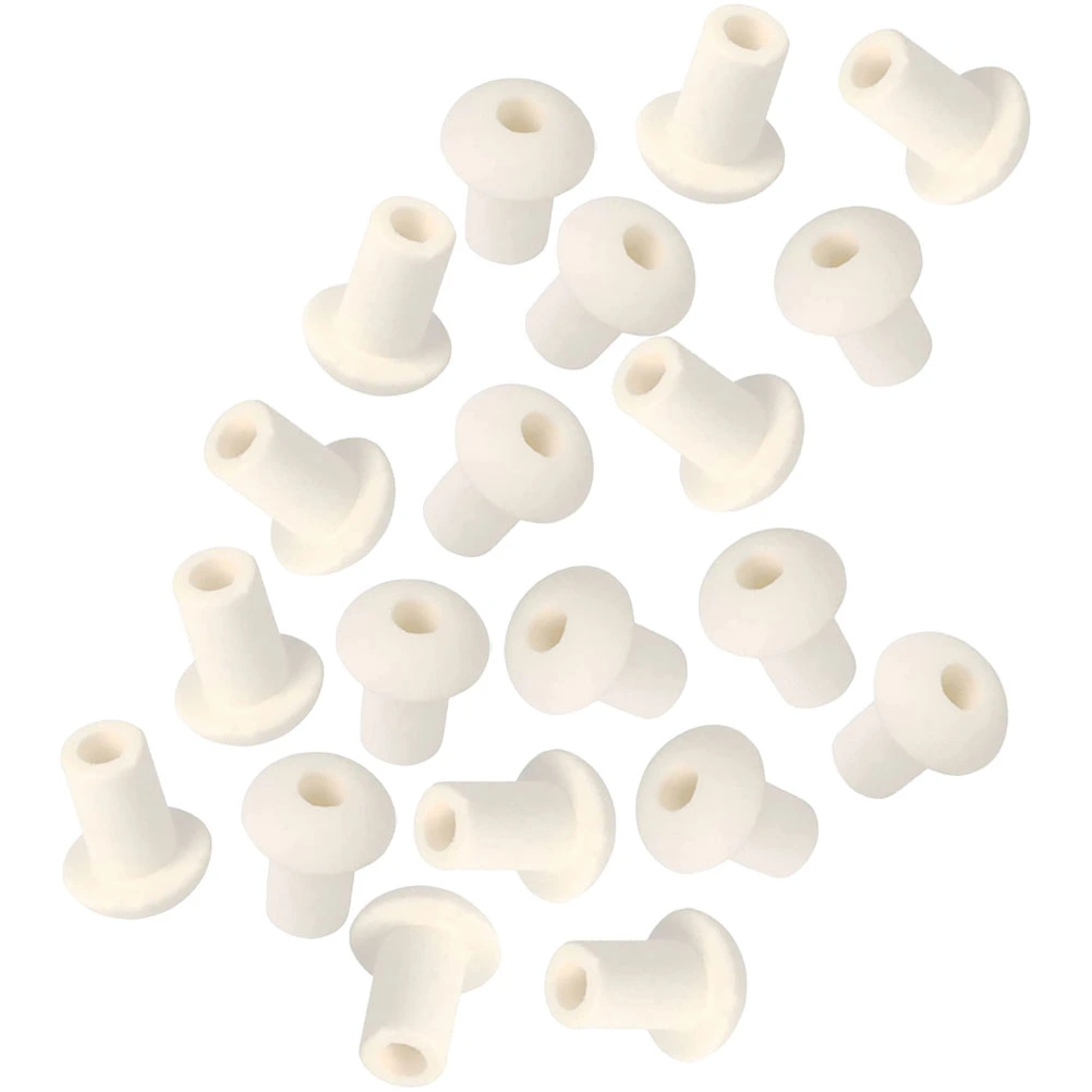 20pcs Ceramic Wick Ceramic Wick Holder Supporting Ceramics Lamp Holder Wick Seat