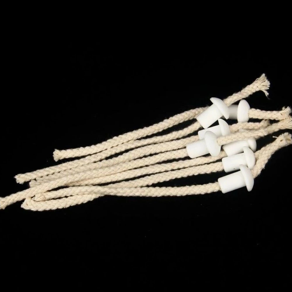 20pcs Ceramic Wick Ceramic Wick Holder Supporting Ceramics Lamp Holder Wick Seat