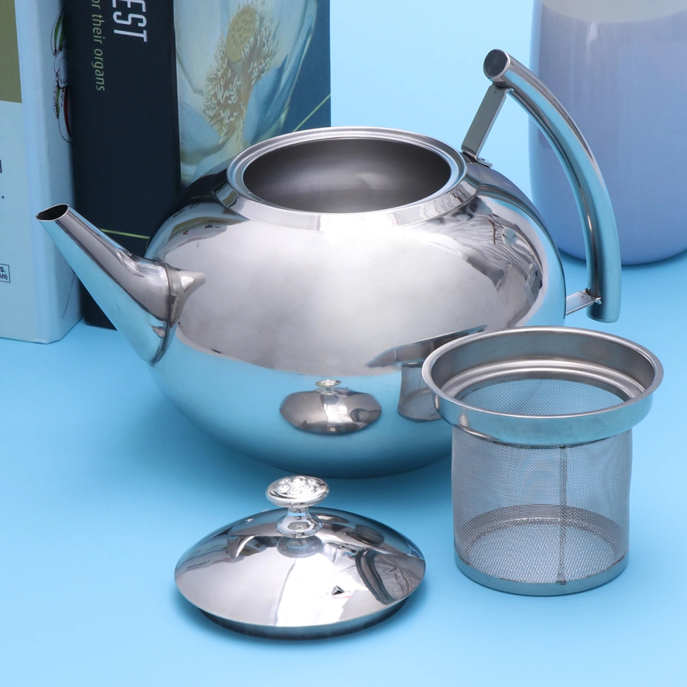 2.0L Belly Shape Thicker Tea Pot Linner With Filter Design Water Kettle 304 Stainless Steel Tea Kettle