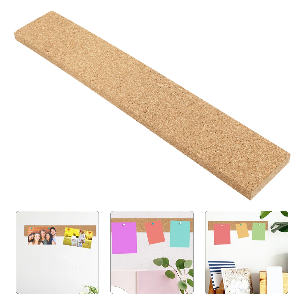 3Pcs Cork Wall Strips Office Bulletin Strips Message Cork Strips Photo Wall Cork Strips