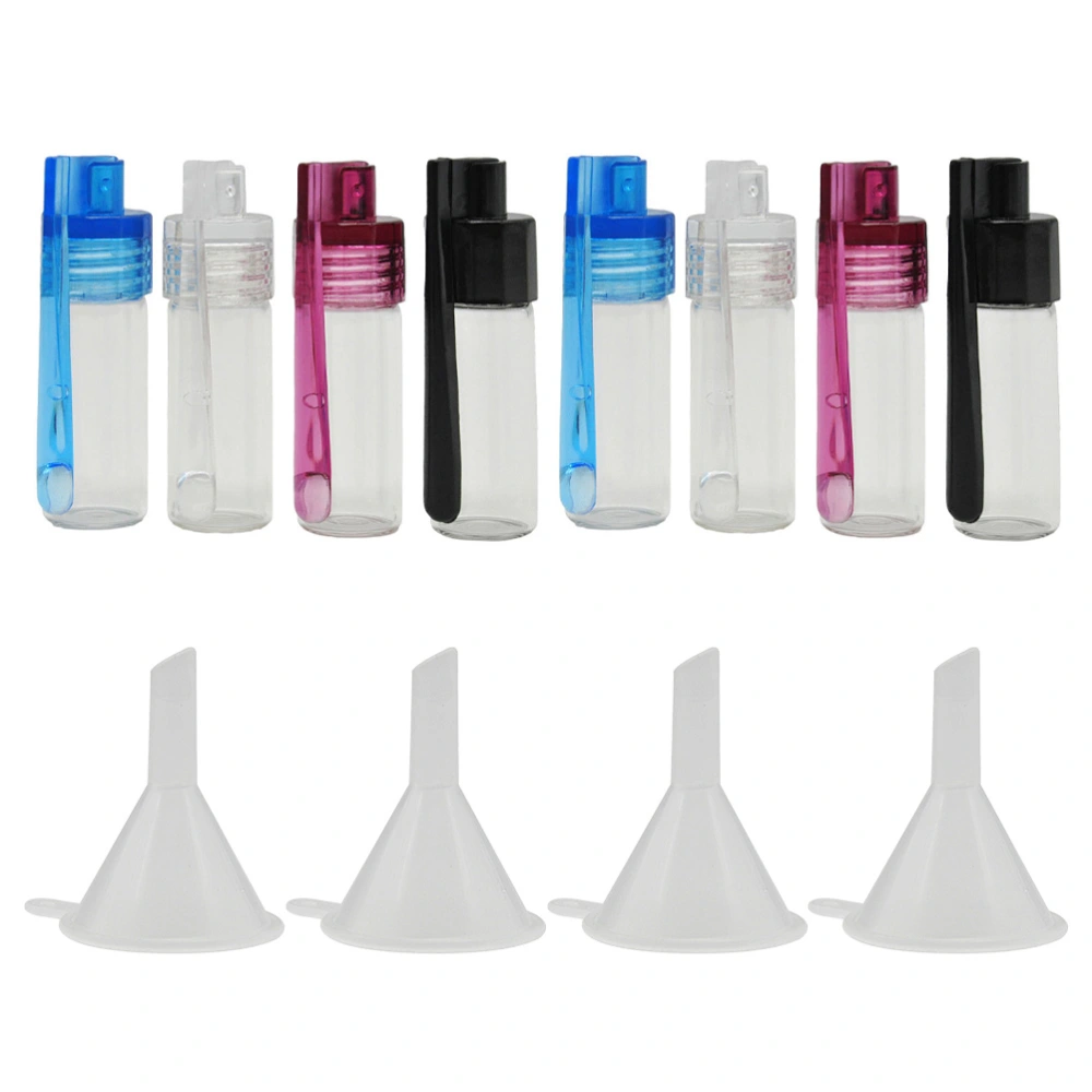 1 Set of Household Pills Bottles Portable Snuff Bottles Convenient Medicine Bottles (Random Color)