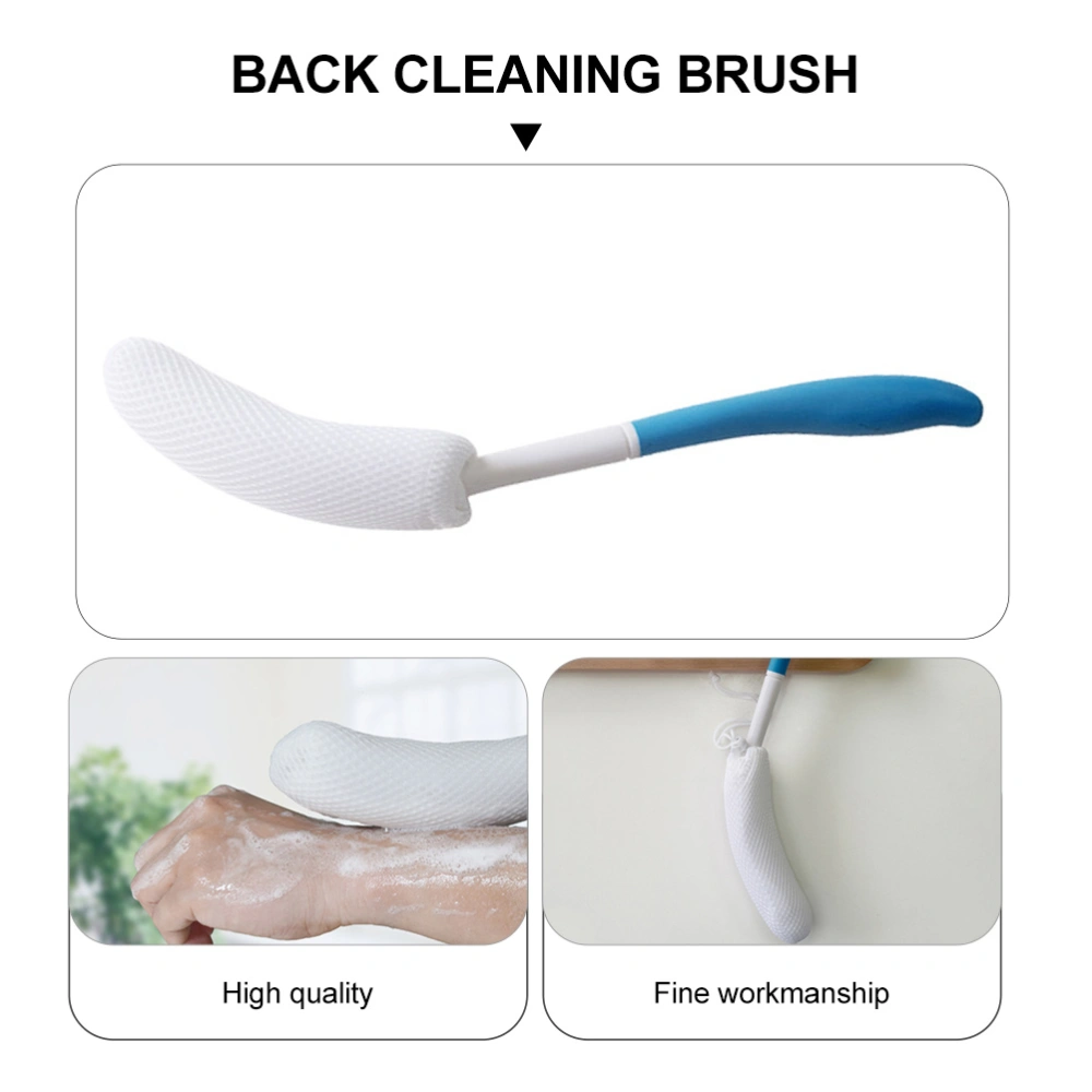 1Pc Long Handle Bathing Brush Practical Sponge Back Bath Brush (Assorted Color)