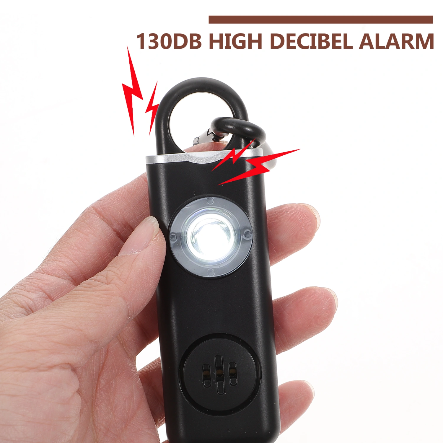Self Defense Alarm Personal Alarm Rechargeable Safety Keychain For Women Elder