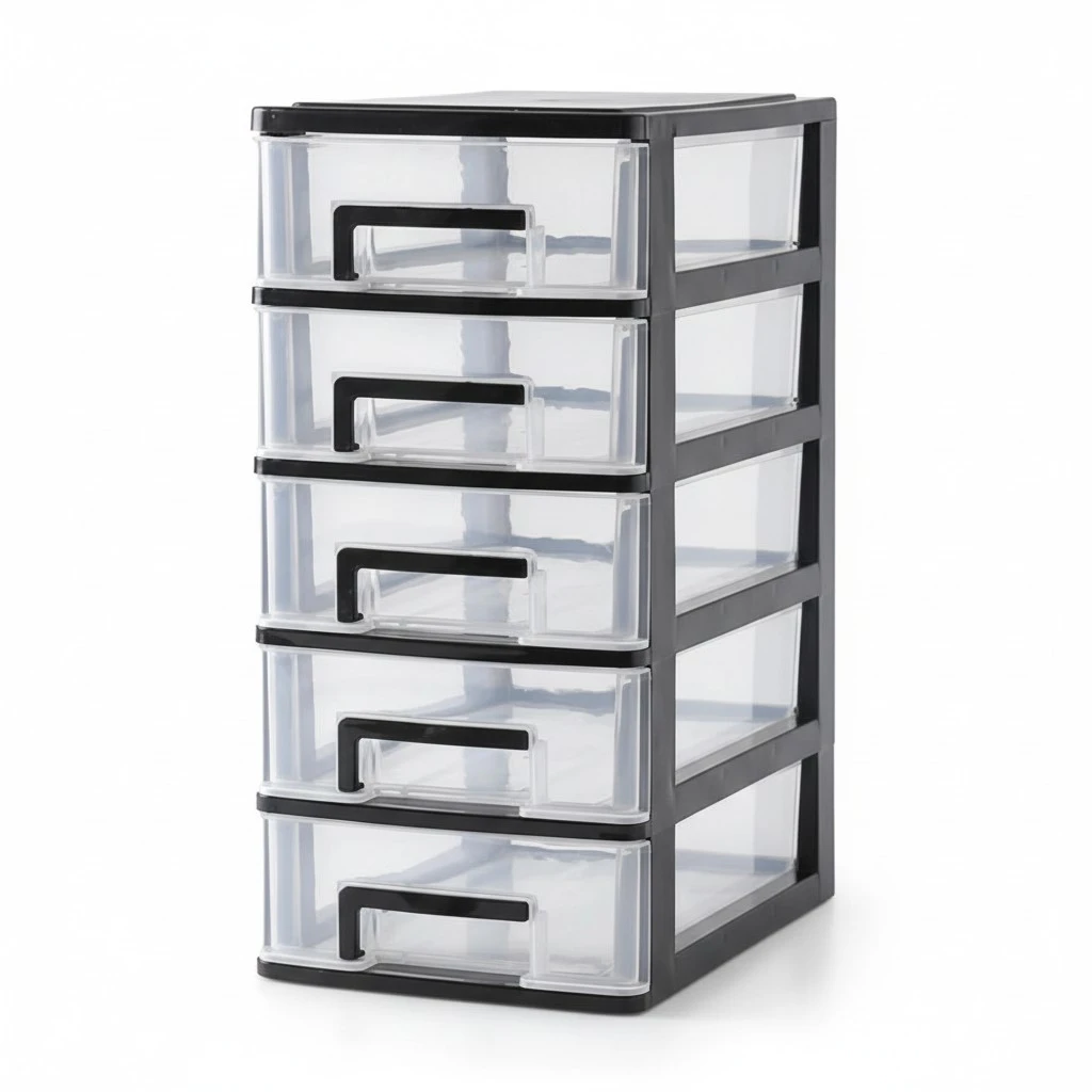 Plastic Storage Drawer Desk Organizer Sundries Storage Holder Drawer Type Organizer Box